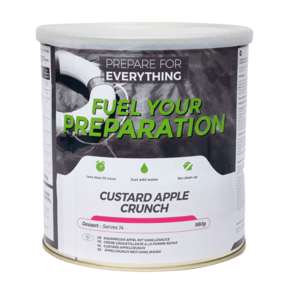 Fuel Your Preparation Custard Apple Crunch Freeze Dried Meal Tin