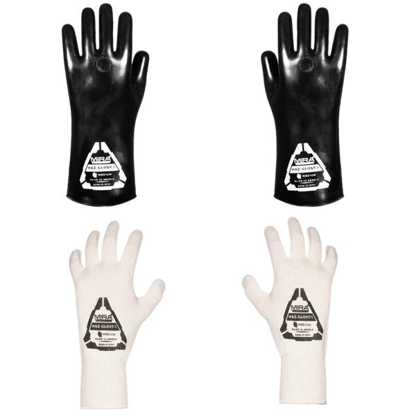 MIRA Safety CBRN Butyl Hazmat Gloves