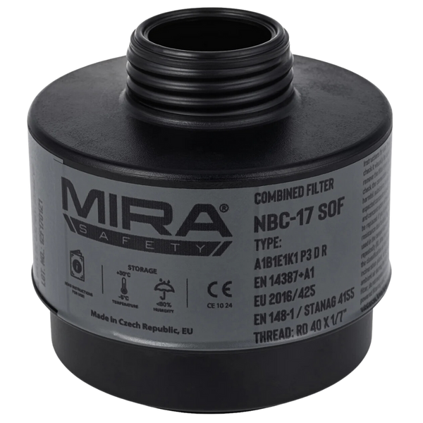 MIRA Safety NBC-17 SOF Lightweight CBRN Gas Mask Filter
